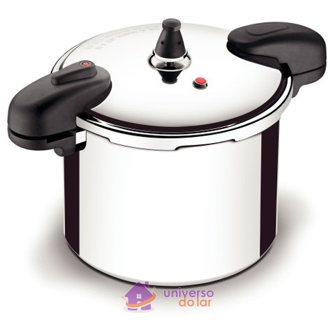 Panela de Pressão 10 L Tramontina Valência em Alumínio Polido 24 Cm Tramontina