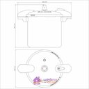 Ver imagem 3 de Panela de Pressão 10 L Tramontina Valência em Alumínio Polido 24 Cm Tramontina