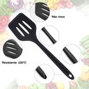 Ver imagem 6 de Kit 10 Peças Utensílios Cozinha Antiaderente Silicone Lorben