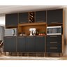 Kit de Armários para Cozinha Mdp 8 Portas 3 Gavetas Apollo - 1