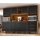 Ver imagem 1 de Kit de Armários para Cozinha Mdp 8 Portas 3 Gavetas Apollo