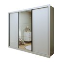 Ver imagem 4 de Guarda Roupa Infantil Premium Marcella 242cm com Espelho 3 Portas 6 Gavetas Minastex Branco