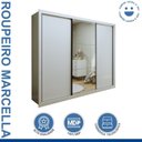 Ver mais imagens de Guarda Roupa Infantil Premium Marcella 242cm com Espelho 3 Portas 6 Gavetas Minastex Branco