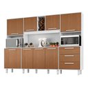 Ver imagem 2 de Kit de Armários para Cozinha Mdp 8 Portas 3 Gavetas Apollo