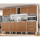 Ver imagem 1 de Kit de Armários para Cozinha Mdp 8 Portas 3 Gavetas Apollo
