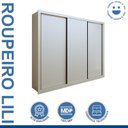 Ver mais imagens de Guarda Roupa Infantil Premium Lili 242cm 3 Portas 6 Gavetas Minastex Branco