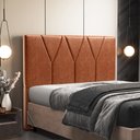 Ver imagem 2 de Cabeceira Cama Box Quenn 160 Cm Aurora W01 Couríssimo Camel - Lyam Decor