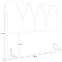 Ver imagem 5 de Cabeceira Cama Box Quenn 160 Cm Aurora W01 Couríssimo Camel - Lyam Decor