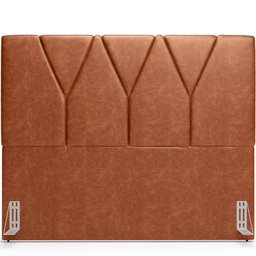 Cabeceira Cama Box Quenn 160 Cm Aurora W01 Couríssimo Camel - Lyam Decor - 3