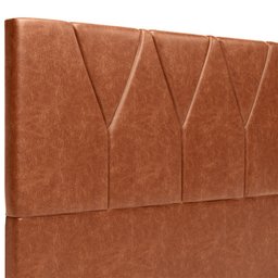 Cabeceira Cama Box Quenn 160 Cm Aurora W01 Couríssimo Camel - Lyam Decor - 7