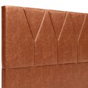 Ver imagem 7 de Cabeceira Cama Box Quenn 160 Cm Aurora W01 Couríssimo Camel - Lyam Decor