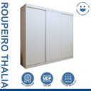 Ver mais imagens de Guarda Roupa Infantil Premium Thalia 205,9cm 3 Portas 4 Gavetas Minastex Branco