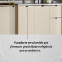 Ver imagem 4 de Armário de Cozinha Completa com Balcão para Pia Mdf 9 Portas Kyoto Plus - Freijó/soft