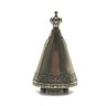 Adorno Imagem Nossa Senhora Aparecida Metal Dourado 9cm - 4