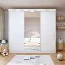 Ver imagem 2 de Guarda Roupa Infantil Premium Elô 205,9cm Elô com Espelho 3 Portas 4 Gavetas Minastex     