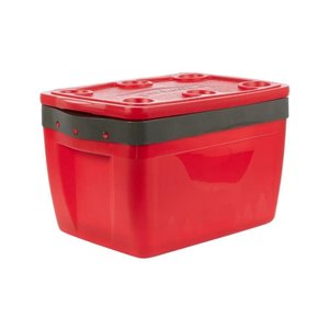 Caixa Térmica Cooler 65l Porta Copos Vermelho