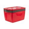 Caixa Térmica Cooler 65l Porta Copos Vermelho - 1