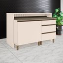 Ver imagem 1 de Kit Ilha Gourmet 2 Portas 3 Gavetas com Tampo Aurora