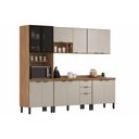 Ver imagem 3 de Kit Modulado Demóbile 5 Peças Firenze C5p156 Amendola/nude Prime Tx
