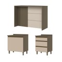 Ver imagem 4 de Kit Ilha Gourmet 2 Portas 3 Gavetas com Tampo Aurora