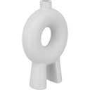 Ver imagem 6 de Vaso Decorativo Cachepô 22x15x5cm Cerâmica Branco
