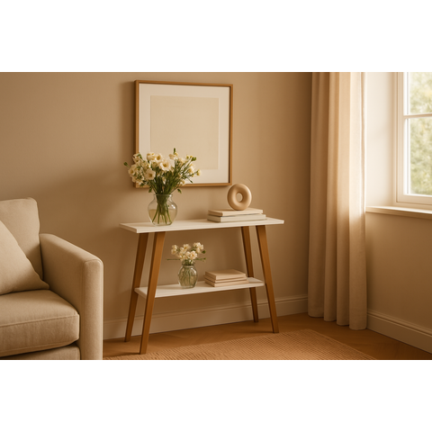 Aparador Monaco para Hall de Entrada Moderna ou Sala Moderna:branco