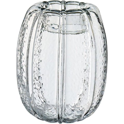Vaso Decorativo Enfeite Home&Co Vidro 23x18x18cm Transparente