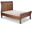 Ver imagem 2 de Cama de Casal 160cm Madeira Maciça Amsterdã Marrom/Amêndoa