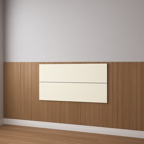 Modulo Painel Cabeceira Casal America Off White - Mopar