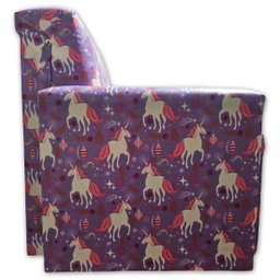 Poltrona Infantil Sofazinho Reforçada Decoração Modelos Unicórnio Lilás - 5
