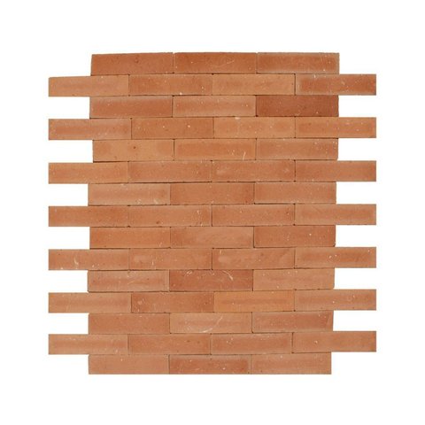 Revestimento Cerâmica Natural - Tijolinho Ravena Rosato 6,3x24,3cm