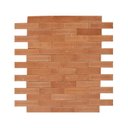 Ver imagem 1 de Revestimento Cerâmica Natural - Tijolinho Ravena Rosato 6,3x24,3cm