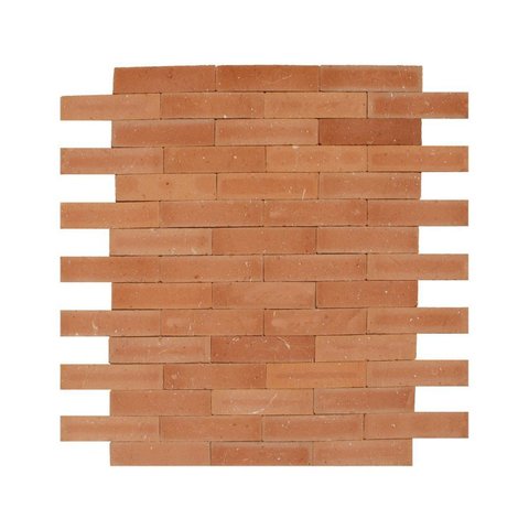 Revestimento Cerâmica Natural - Tijolinho Ravena Rosato 6,3x24,3cm