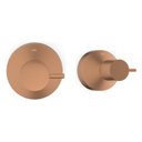 Ver imagem 1 de Kit com 2 Acabamento de Registro Base Reforma 1.1/4 e 1.1/2 Basic Matte Celite