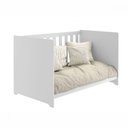 Ver imagem 3 de Berço Americano 2 Em 1 Sofá Cama Mali Branco Brilho