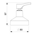 Ver imagem 2 de Kit com 2 Acabamento de Registro Base Reforma 1.1/4, 1.1/2 Like Celite