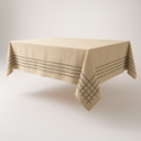 Ver imagem 2 de Toalha de Mesa Viena 8 Lugares Algodão 1,40 x 2,50 m Creme Santa Sofia
