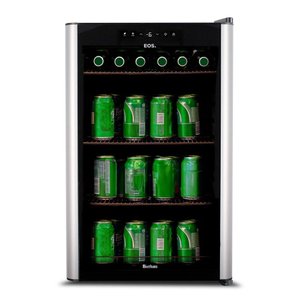 Cervejeira Eos Bierhaus 76 Litros Frost Free com Compressor e Porta de Vidro com Inox Ece80 220v