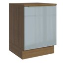 Ver imagem 1 de Balcão de Cozinha 60 cm 1 Porta Rustic/Cinza Lux Madesa