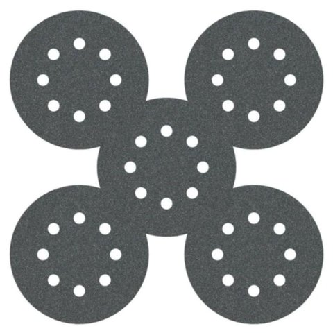 Disco de Lixa 2608605116000 Abrasivo para Lixamento e Acabamento de Superficies Grao 100 Bosch