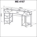 Ver imagem 4 de Mesa Gamer com 3 Prateleiras Porta Copo 186x89cm Me4167 Preto Vermelho