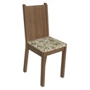 Ver imagem 6 de Conjunto Sala de Jantar Amora Mesa Tampo de Madeira 4 Cadeiras Rustic/Crema/Lírio Bege Madesa