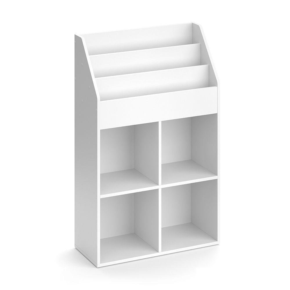 Organizador Infantil com Nichos e Livreiro Justin 100% Mdf