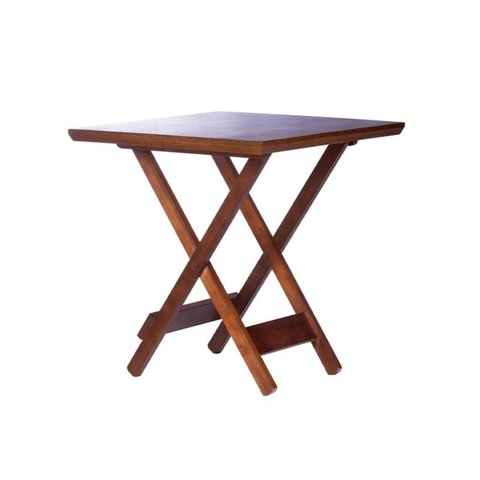 Mesa Dobrável Alagoas Sala de Jantar e Área Exterior Marrom/Imbuia