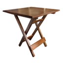 Ver imagem 3 de Mesa Dobrável Alagoas Sala de Jantar e Área Exterior Marrom/Mogno