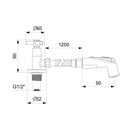 Ver imagem 2 de Kit com 2 Ducha Higiênica sem Derivação One Celite