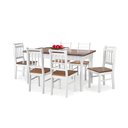 Ver imagem 2 de Mesa em Madeira Maciça Retangular 6 Lugares BRANCO