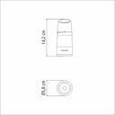 Ver imagem 4 de Moedor Saleiro Sal ou Pimenta Realce em Acrílico e Aço Inox - Tramontina 61653100