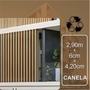 Ver imagem 5 de Painel Brise de Madeira Ecológica 290cm X 6cm X 42mm Formaco Decor