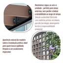 Ver mais imagens de Painel Brise de Madeira Ecológica 290cm x 6cm x 42mm Formaco Decor Marrom/Canela